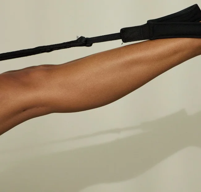 Strong, clear legs in motion