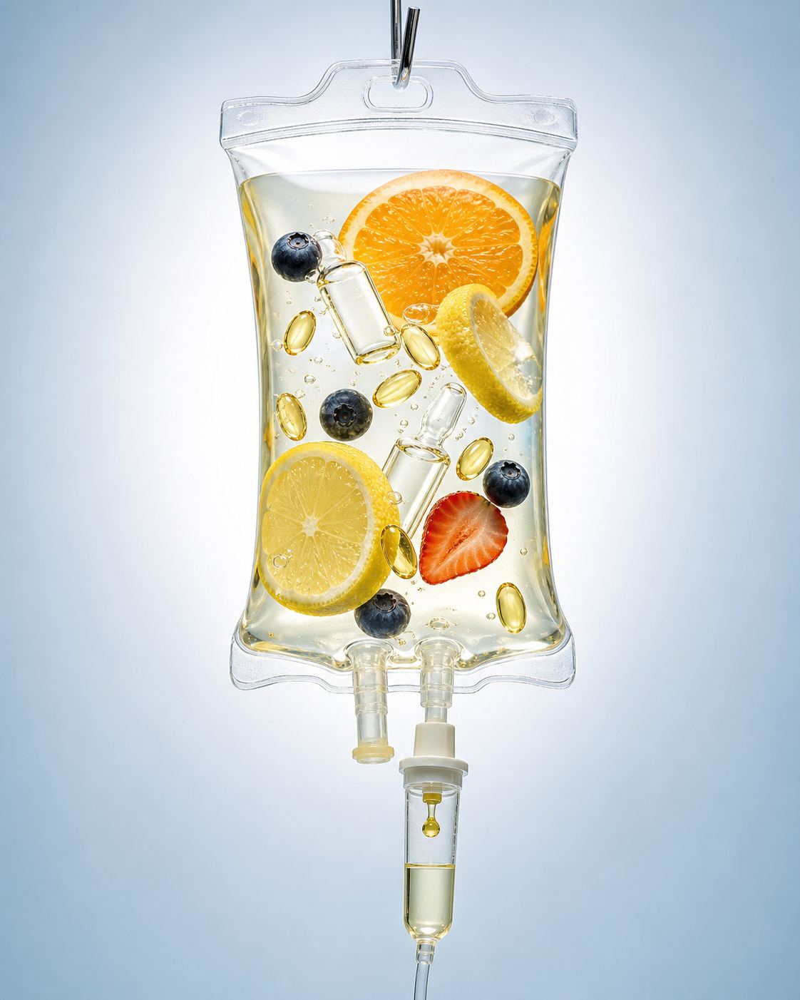 A Myers-style IV drip, vitamin-packed